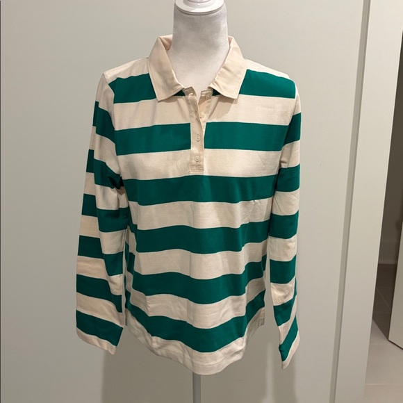 New With Tags JCrew Factory Rugby T Shirt S Sz M - Picture 2 of 9